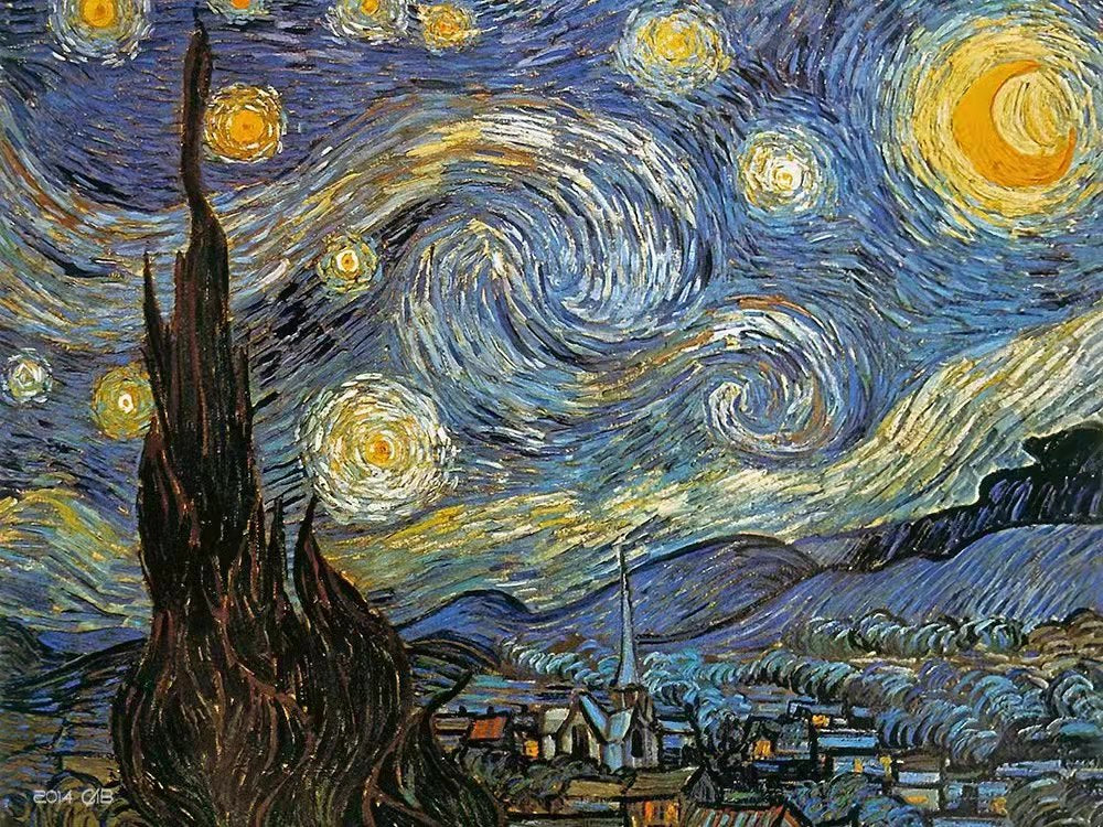 La nuit étoilée Van Gogh