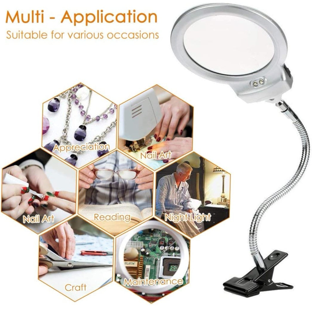 Broderie Diamant: Améliorez la précision avec une loupe LED. Lampe loupe LED - j'adore la broderie diamant