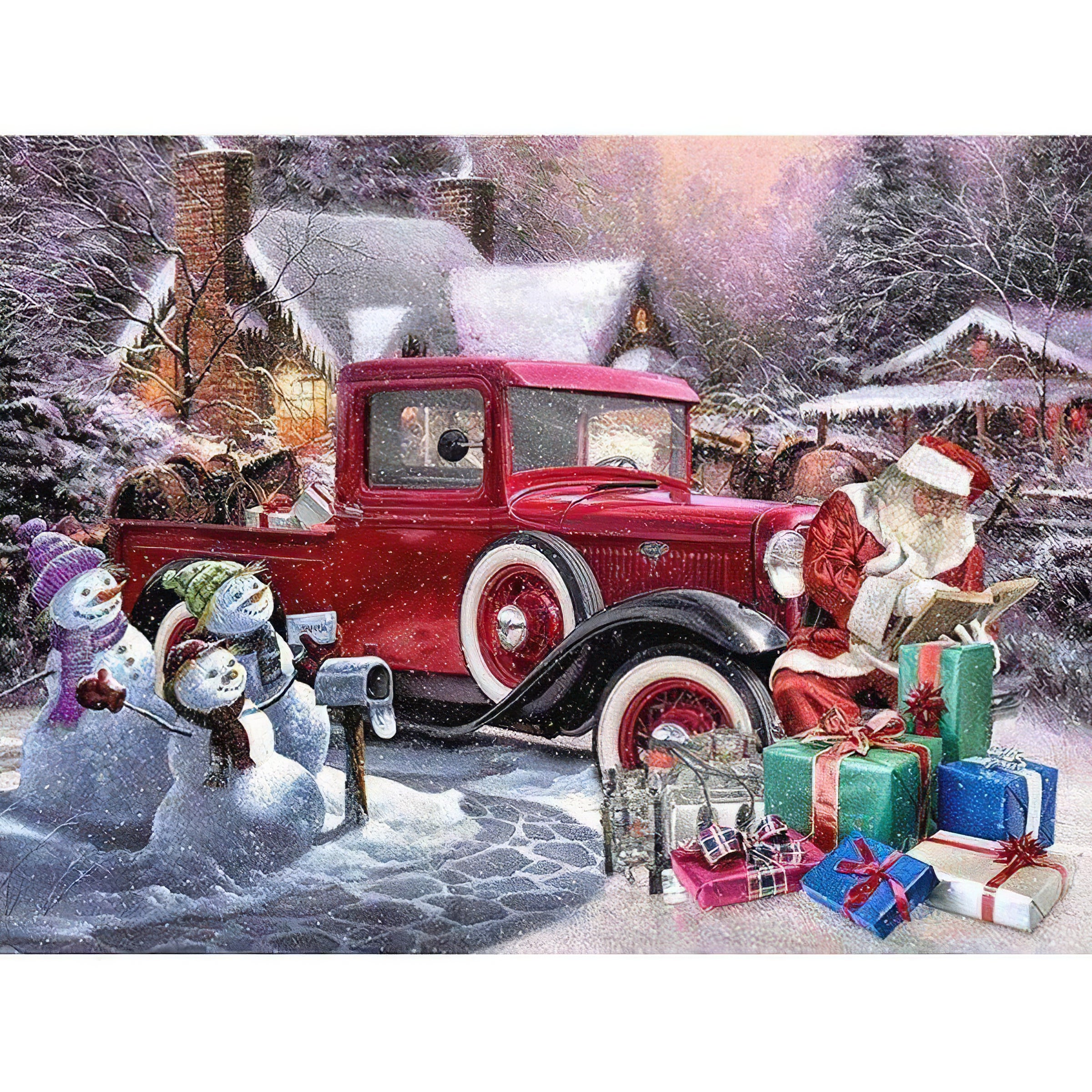 La voiture du Père Noël