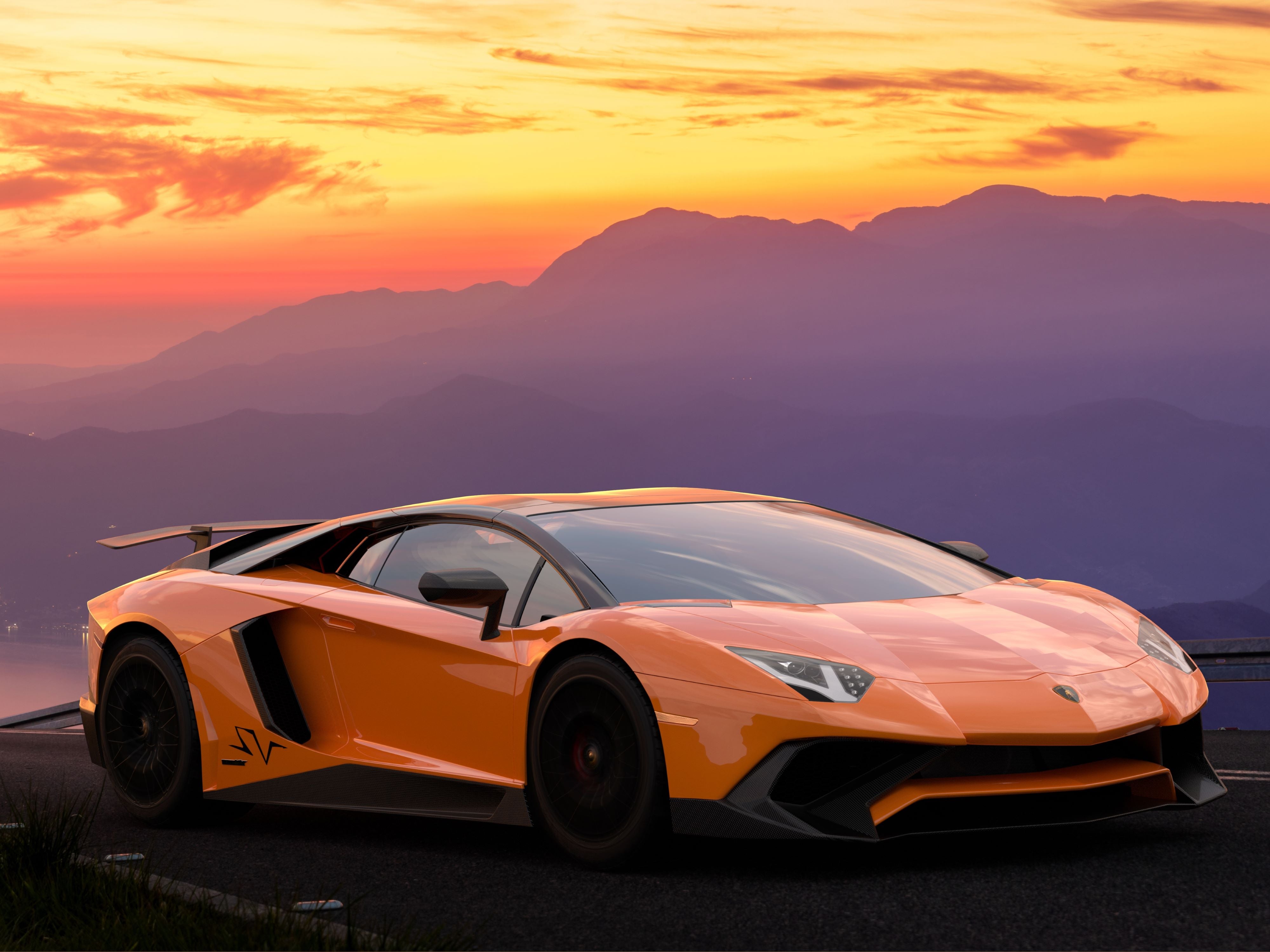 Sentez la puissance et le charme de lamborghini dans cette broderie diamant. Voiture Lamborghini Beau Paysage - j'adore la broderie diamant